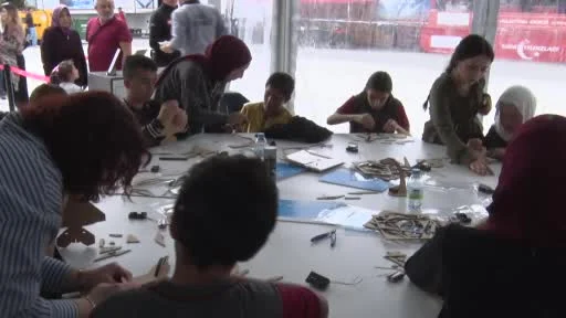 Çocuklar yerli ve milli ürünleri maketlerini yaparak tanıdı