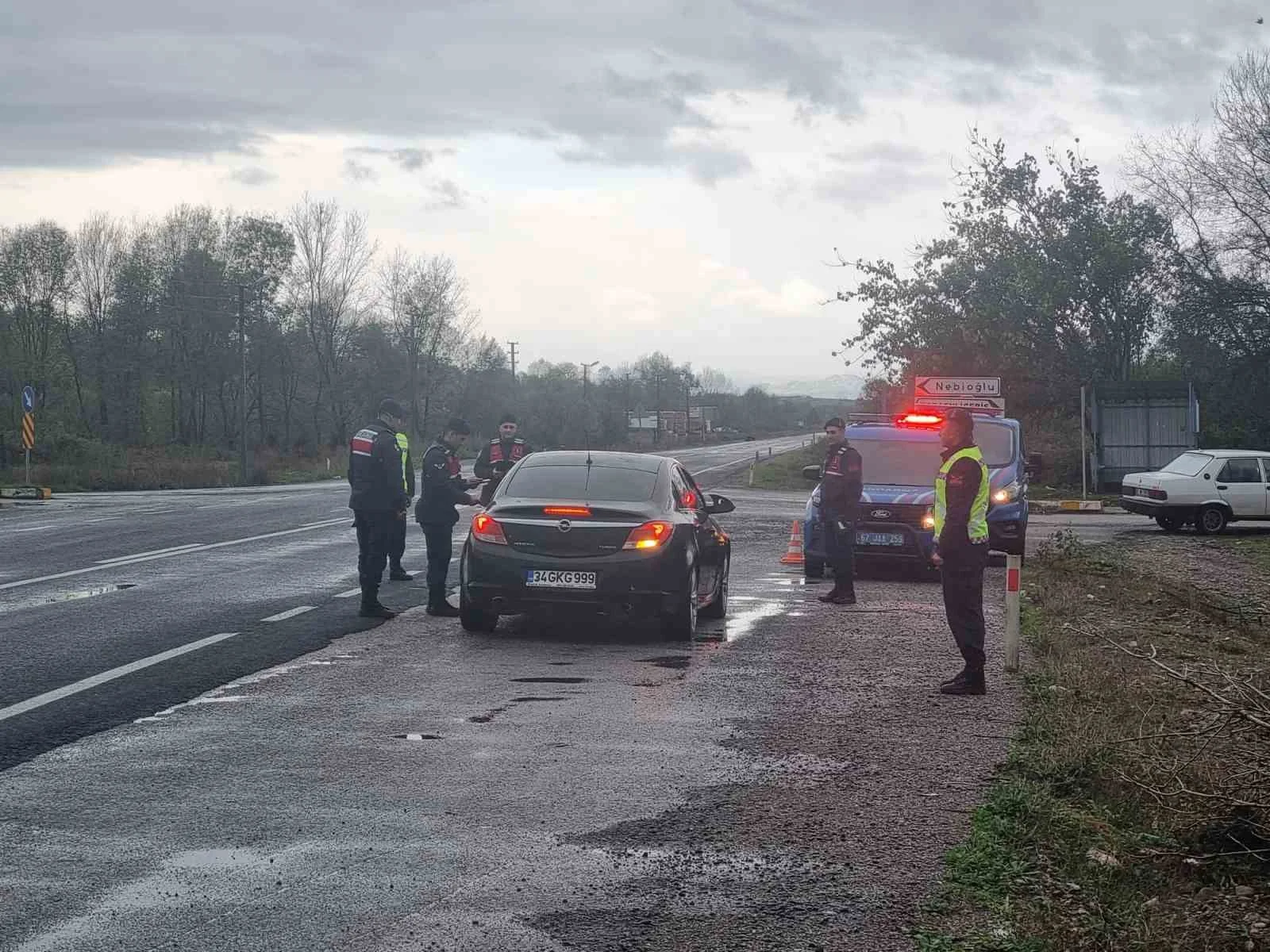 Zonguldak’ta jandarmadan trafik ve çevre güvenliği denetimi