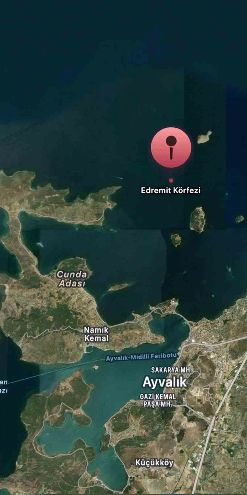 Ayvalık’ta batan özel teknedeki kayıp kişinin kimliği belirlendi