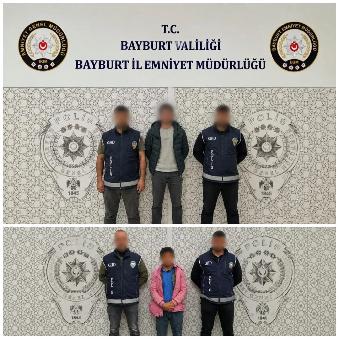Bayburt’ta düzensiz göç operasyonlarında 5 şüpheli yakalandı