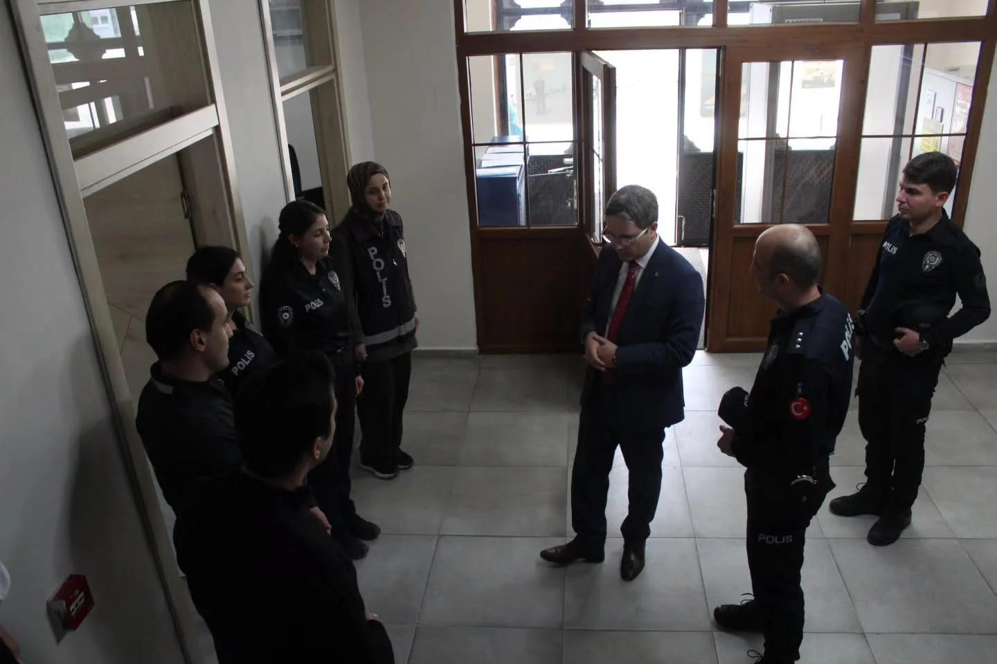 Kaymakam Arıkan’dan ilçe emniyet birimlerinde inceleme