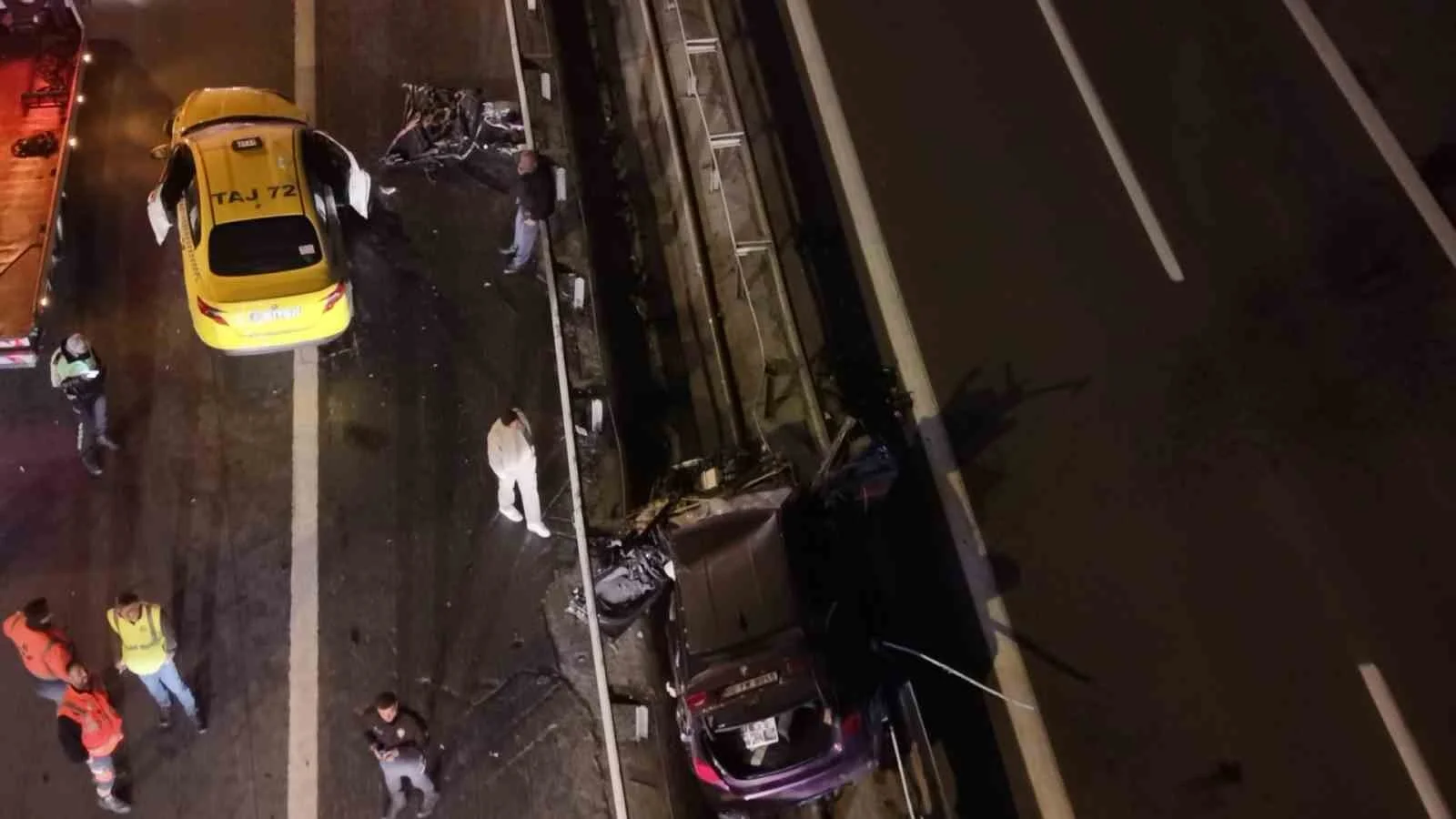 Kağıthane’de feci kaza: 1 ölü, 2 yaralı