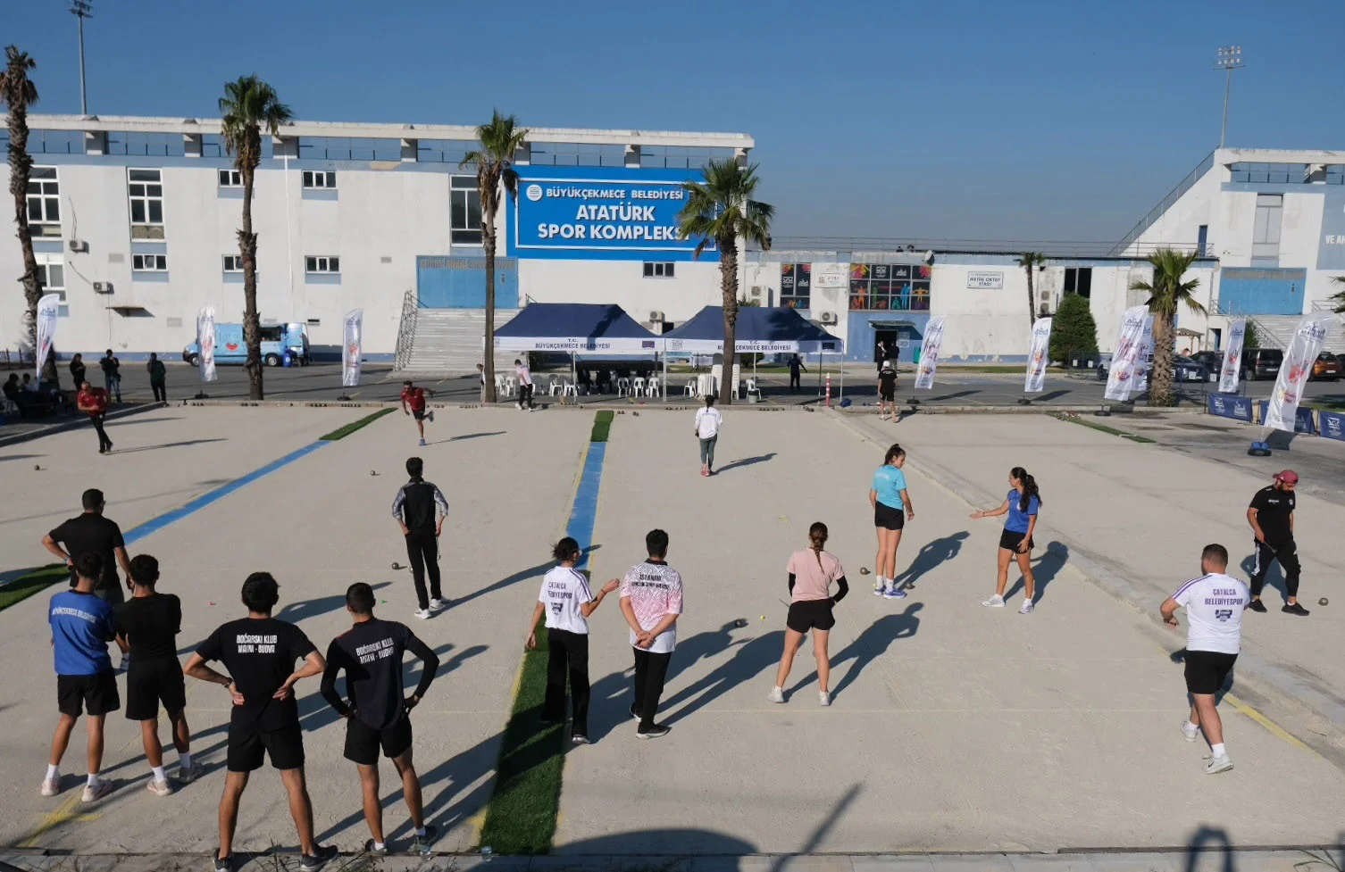 Büyükçekmece’de ‘’Bocce Volo Turnuvası’’ heyecanı yaşandı