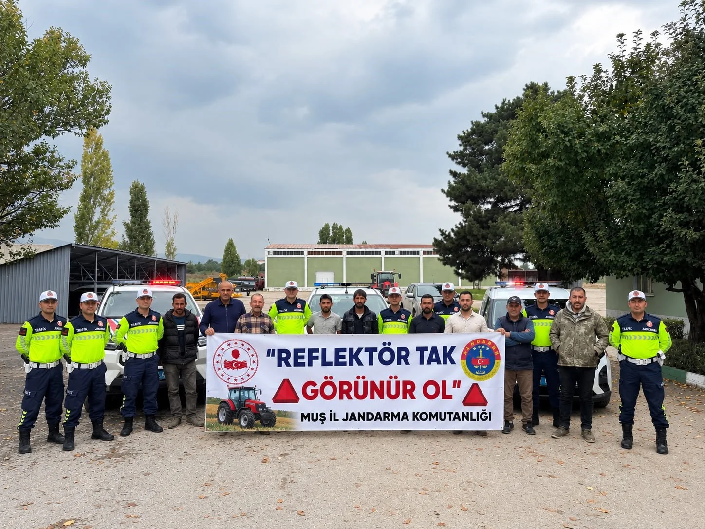 Muş’ta tarım araçlarına yönelik trafik denetimi yapıldı