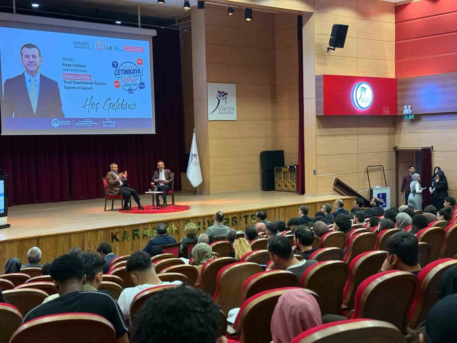 Başkan Çetinkaya’dan öğrencilerin kariyer yolculuğuna destek