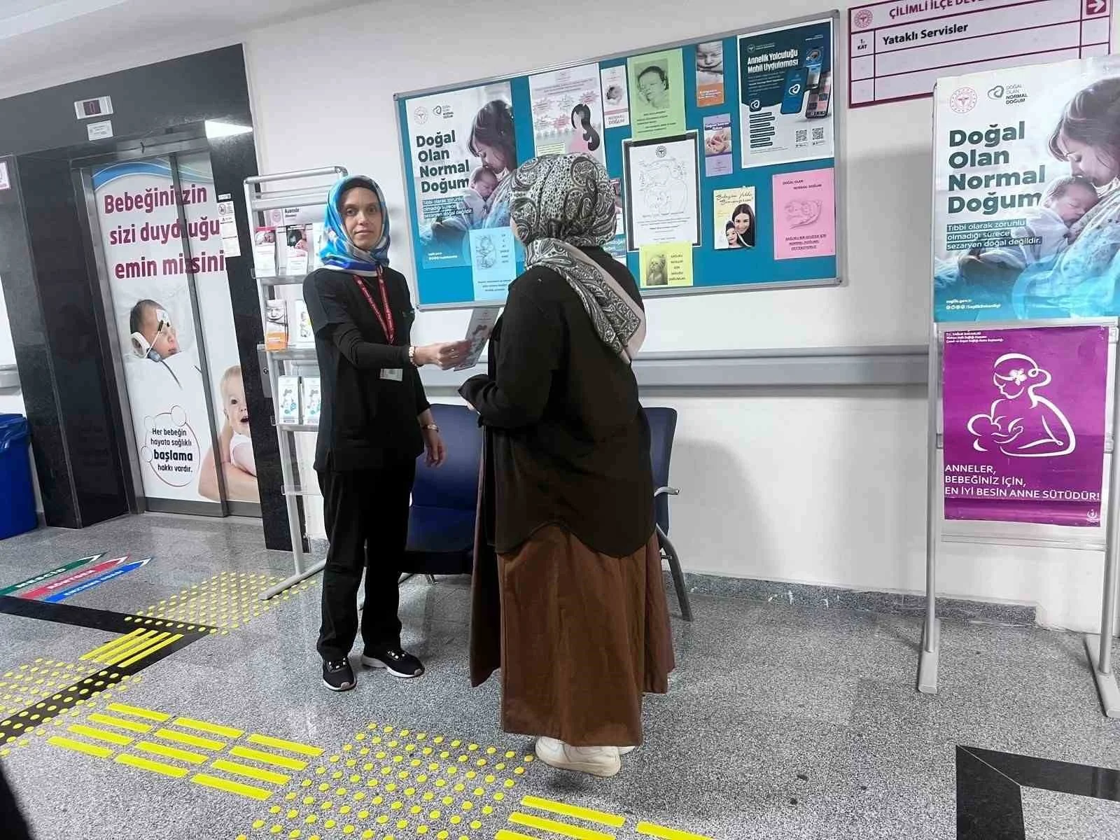 Anne adayları normal doğum konusunda bilgilendirildi