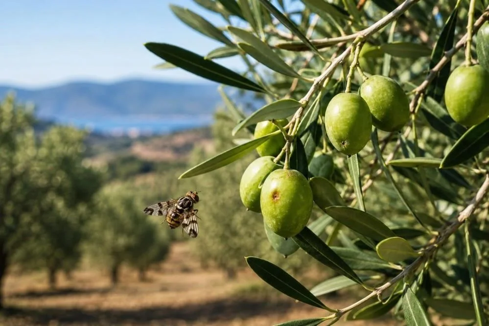Salihli’de zeytin üreticilerine sinek uyarısı