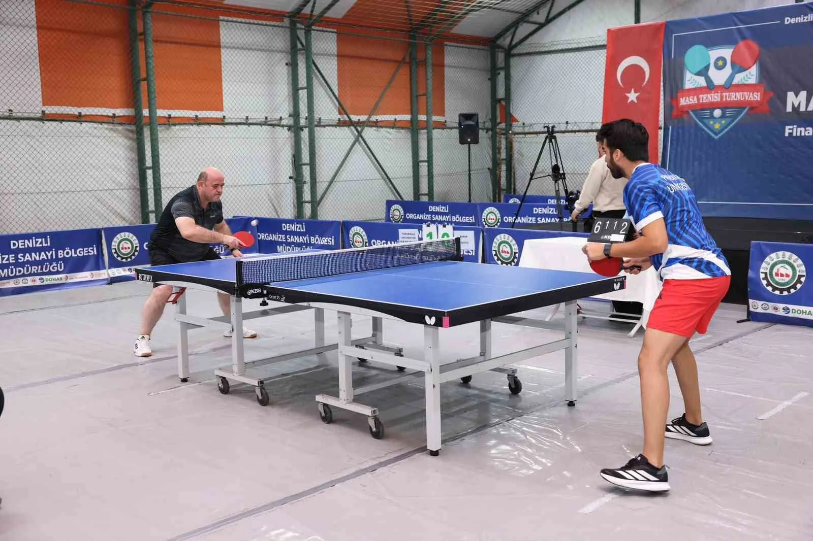 Denizli OSB 7. Masa Tenisi Turnuvası şampiyonu belli oldu