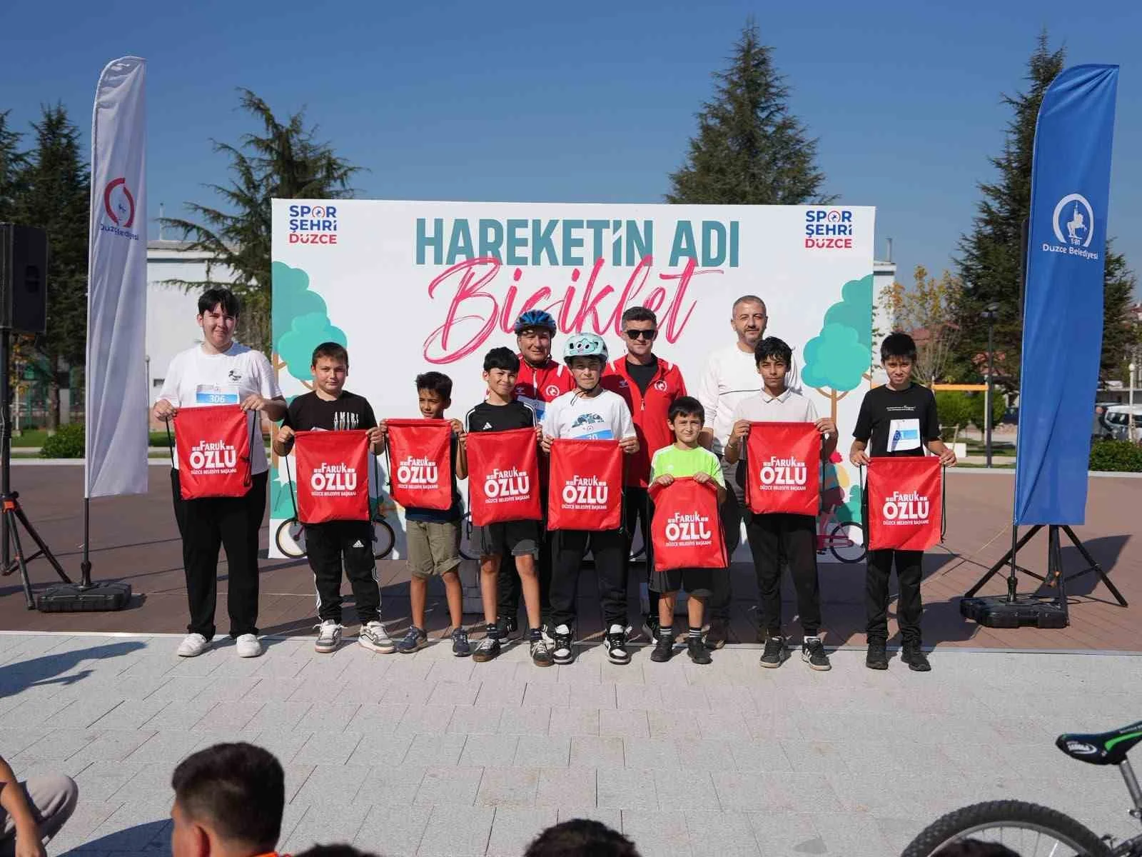 Düzce’de 7’den 70’e herkes pedal çevirdi