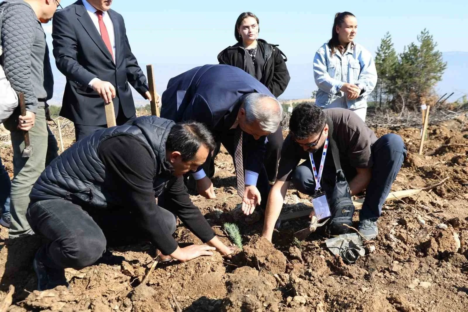 Karabük’te 250 fidan toprakla buluştu