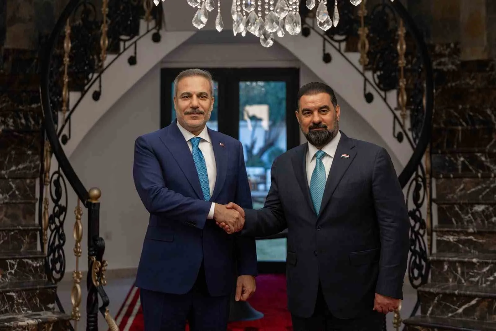 Bakan Fidan, Irak Temsilciler Meclisi Başkanı Halbusi ile görüştü