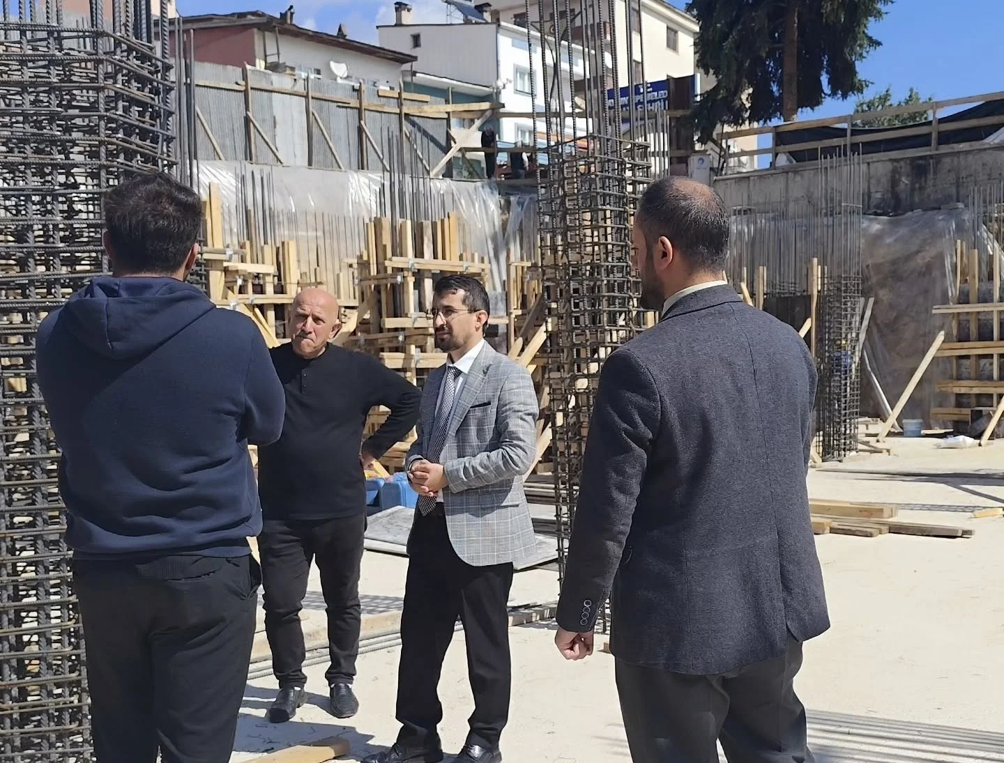 Aydıntepe Merkez Camii inşaatında çalışmalar sürüyor