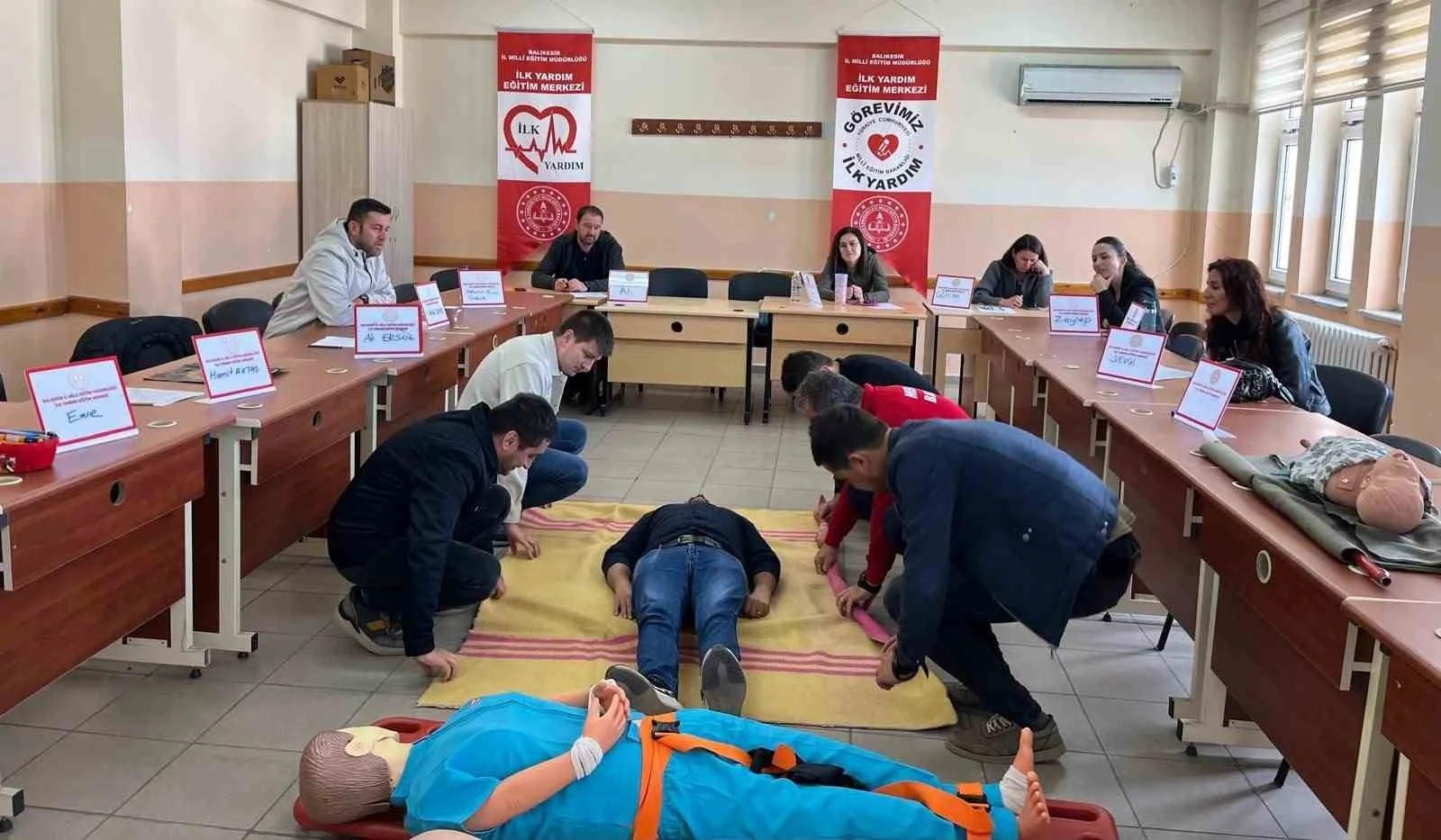 Balıkesir’de öğretmelere hayat kurtaran uygulamalı eğitim