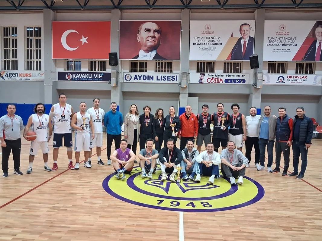 Aydın’da kamu çalışanları basketbol turnuvasında buluştu