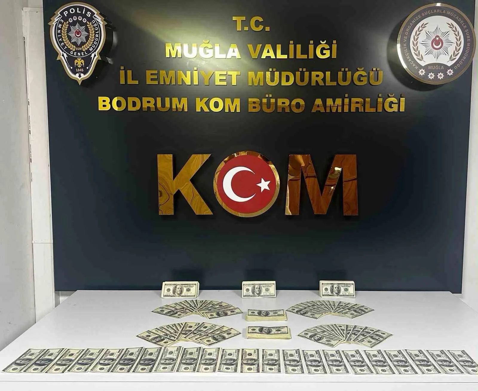 Bodrum’da sahte dolar operasyonu: 46 bin 200 dolar ele geçirildi