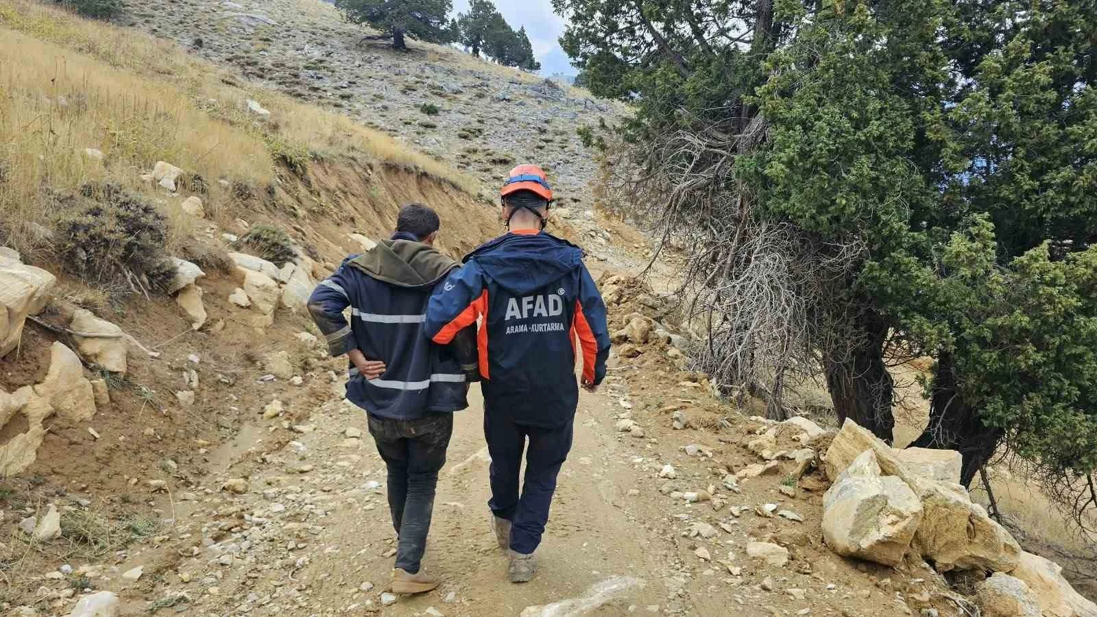 Kahramanmaraş’ta yaylada rahatsızlanan çoban kurtarıldı