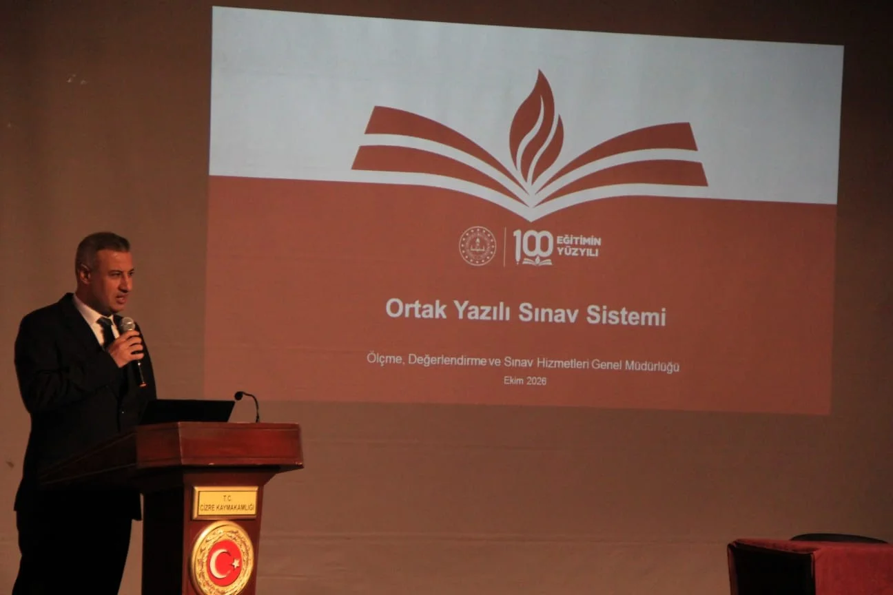 Cizre’de ‘Ortak Yazılı Sınav Sistemi’ tanıtım toplantısı yapıldı