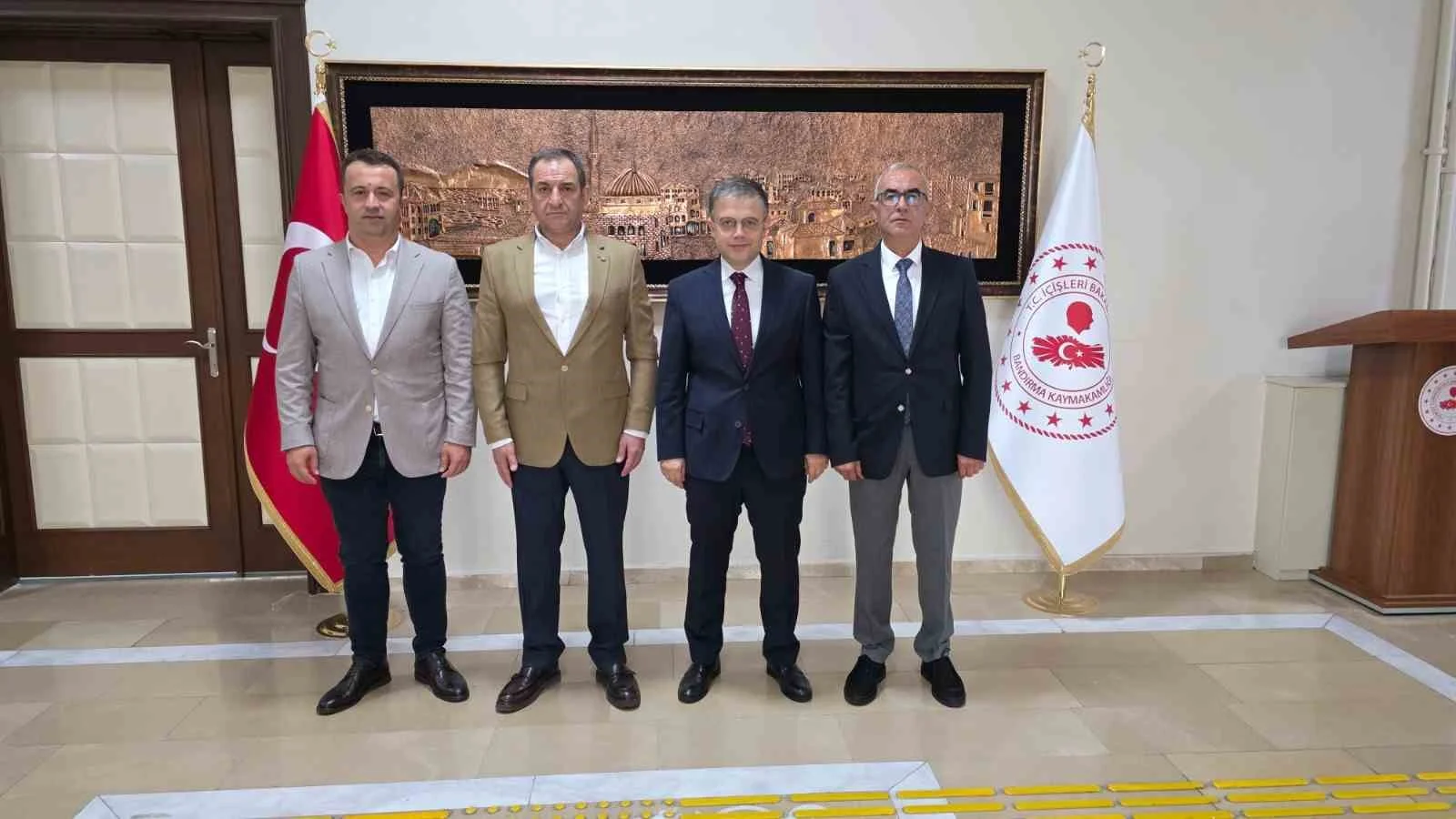 Edincik Marmara Birlik Kooperatifi’nden Kaymakam Öztürk’e ziyaret