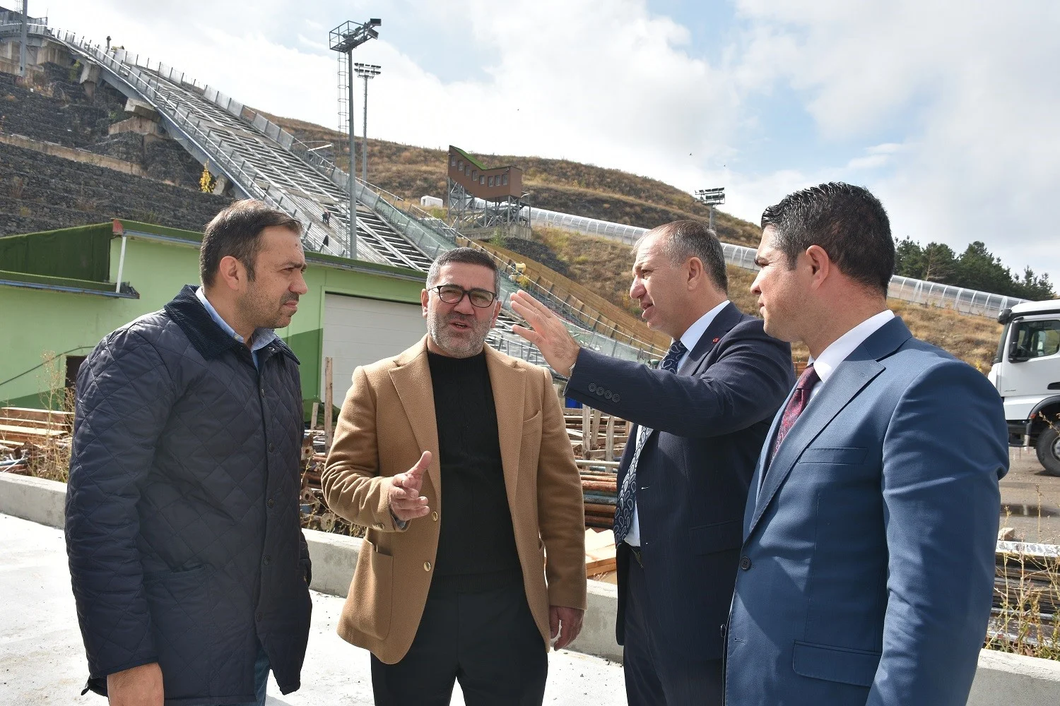 Erzurum GSİM’de dört koldan inşaat çalışması