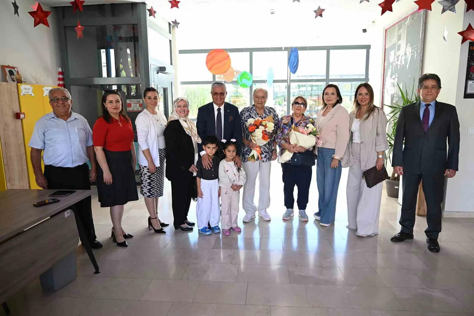 Başkan Topaloğlu hayırsever Akman çiftini ağırladı