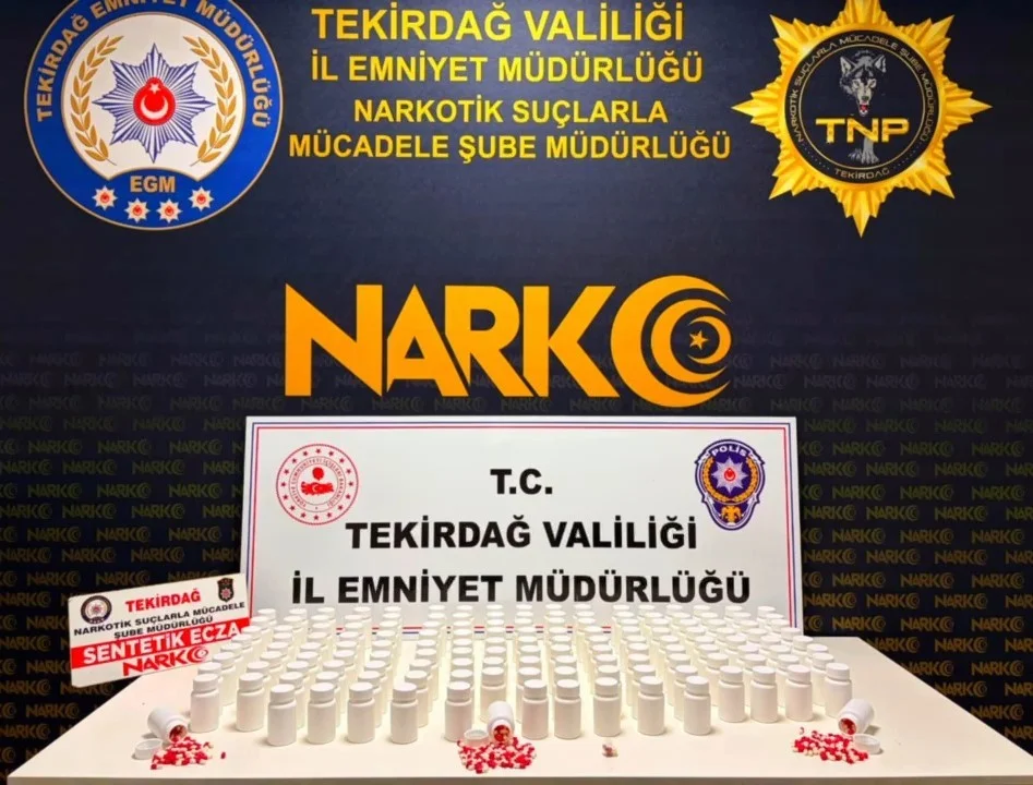 Tekirdağ’da uyuşturucu operasyonu: 25 tutuklama