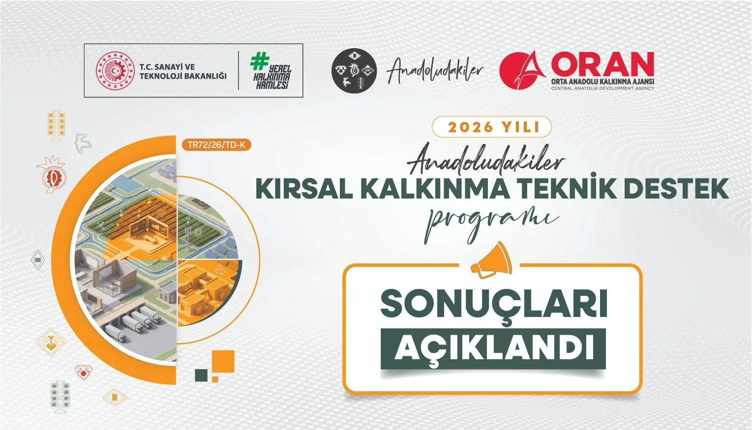 Anadoludakiler Kırsal Kalkınma Teknik Destek Programı’nda 6 proje başarılı bulundu