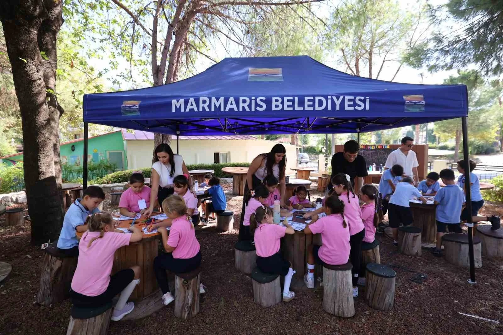 Marmaris’te çocuklar uzayı keşfetti