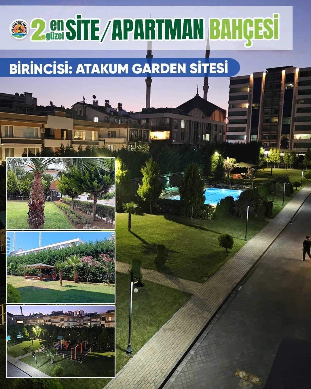 Atakum’da en güzel bahçeler ödüllerine kavuşacak
