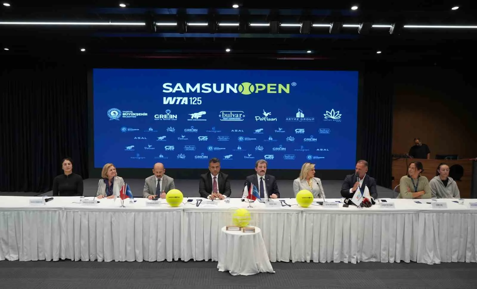 Samsun Open WTA 125 Uluslararası Kadınlar Tenis Turnuvası başladı
