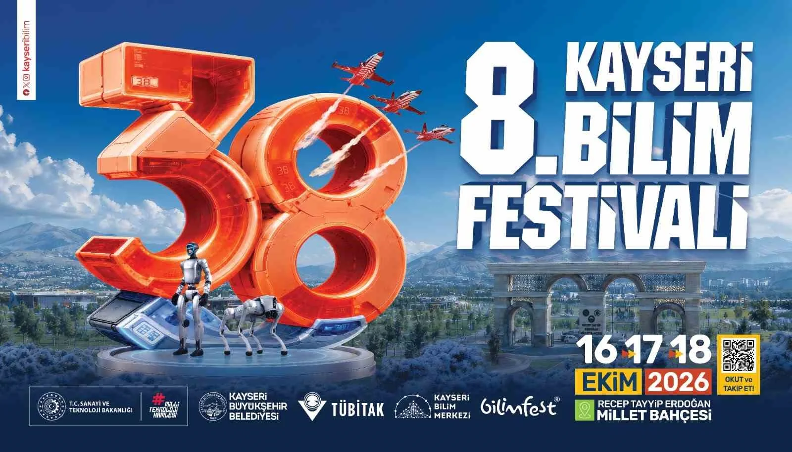 BİLİMFEST Kayseri’de havacılık ve gökyüzü şöleni yaşanacak