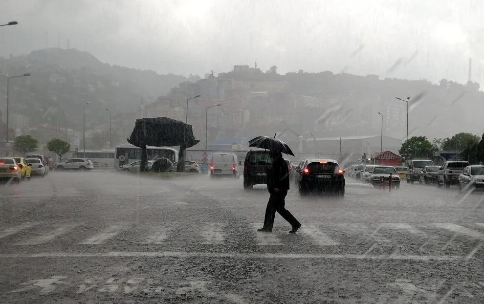 Meteoroloji’den Erzincan, Erzurum ve Bayburt için kuvvetli yağış uyarısı