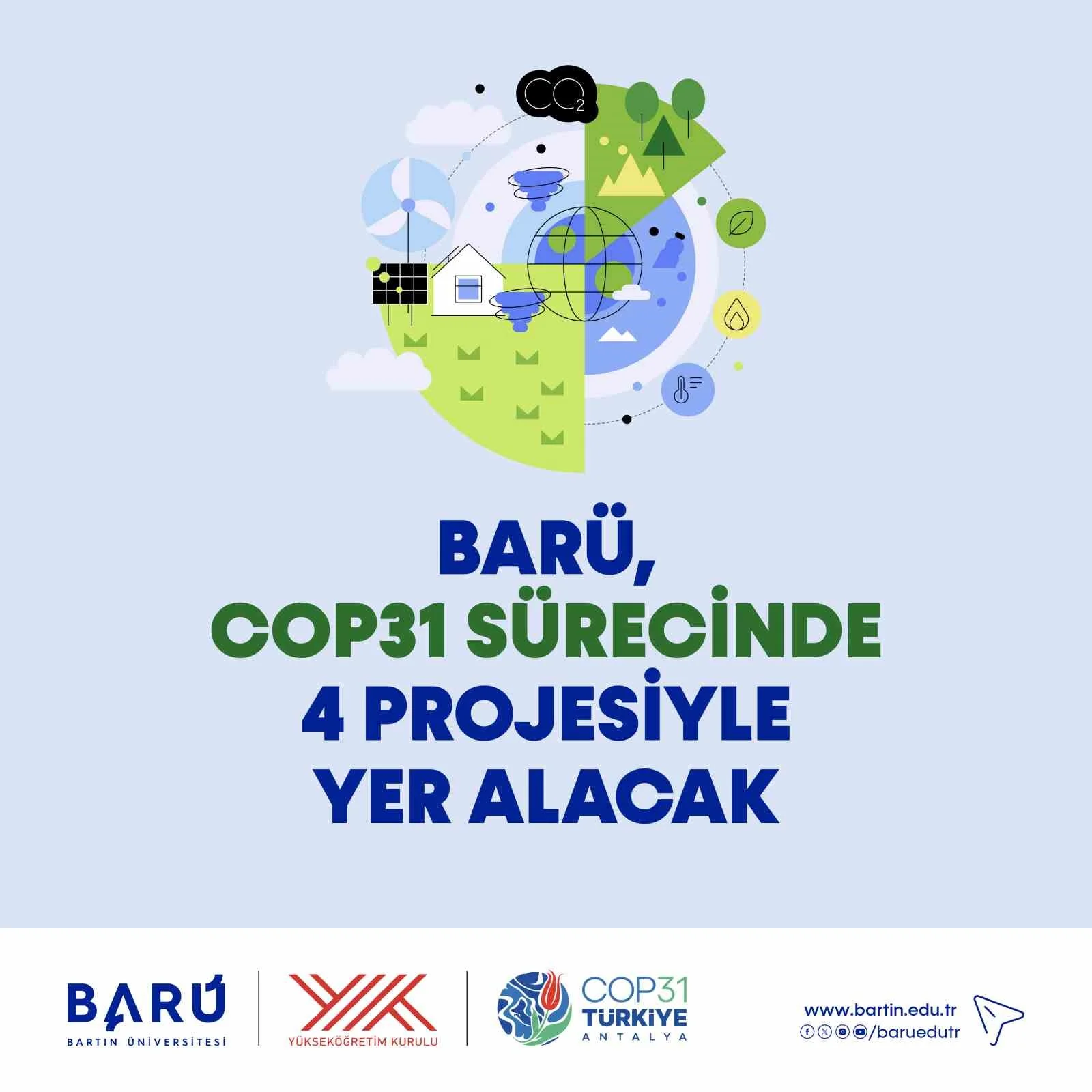 BARÜ, COP31 sürecinde 4 projesiyle yer alacak
