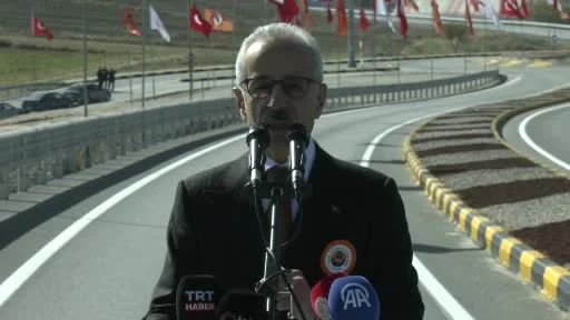 Bakan Uraloğlu: "Karadeniz’den Akdeniz’e kadar kesintisiz, güvenli ve yüksek standartlı bir ulaşım ağını da böylece sağlamış olduk"
