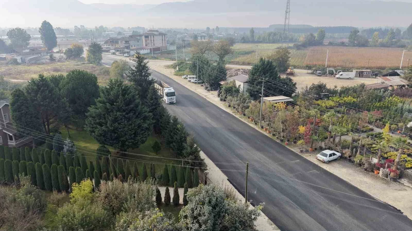 Düzce’de 55 bin ton asfalt serildi