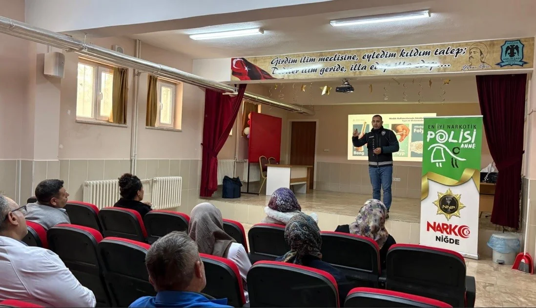 Niğde’de 2 bin 92 kişi uyuşturucu ile mücadelede bilgilendirildi