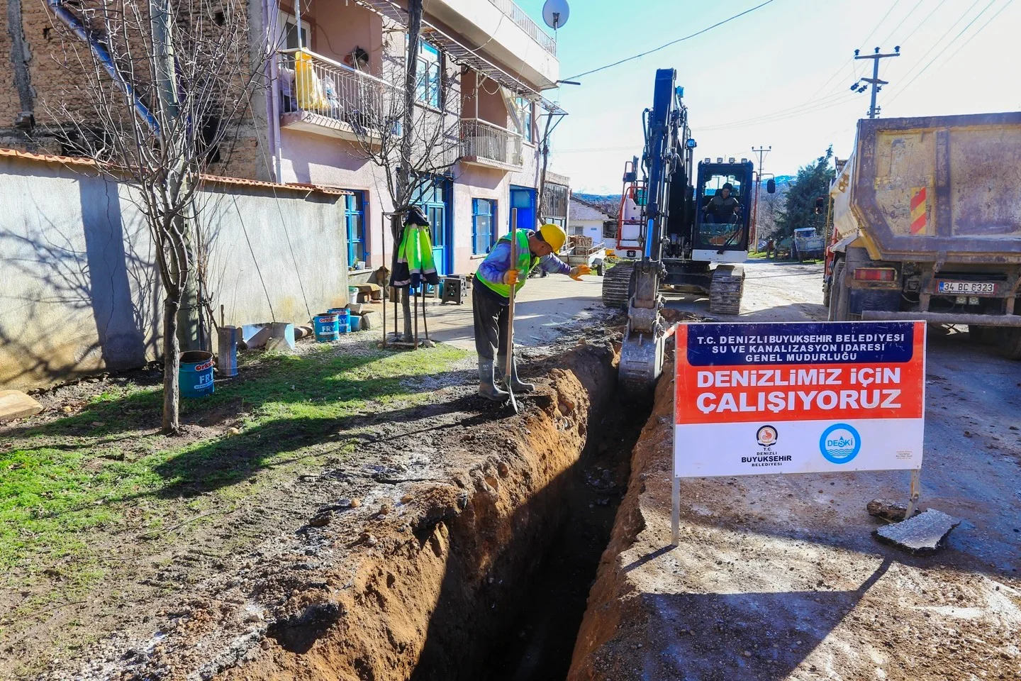 DESKİ Tavas Kızılca’da 45,3 milyon TL’lik altyapı dönüşümünü tamamladı