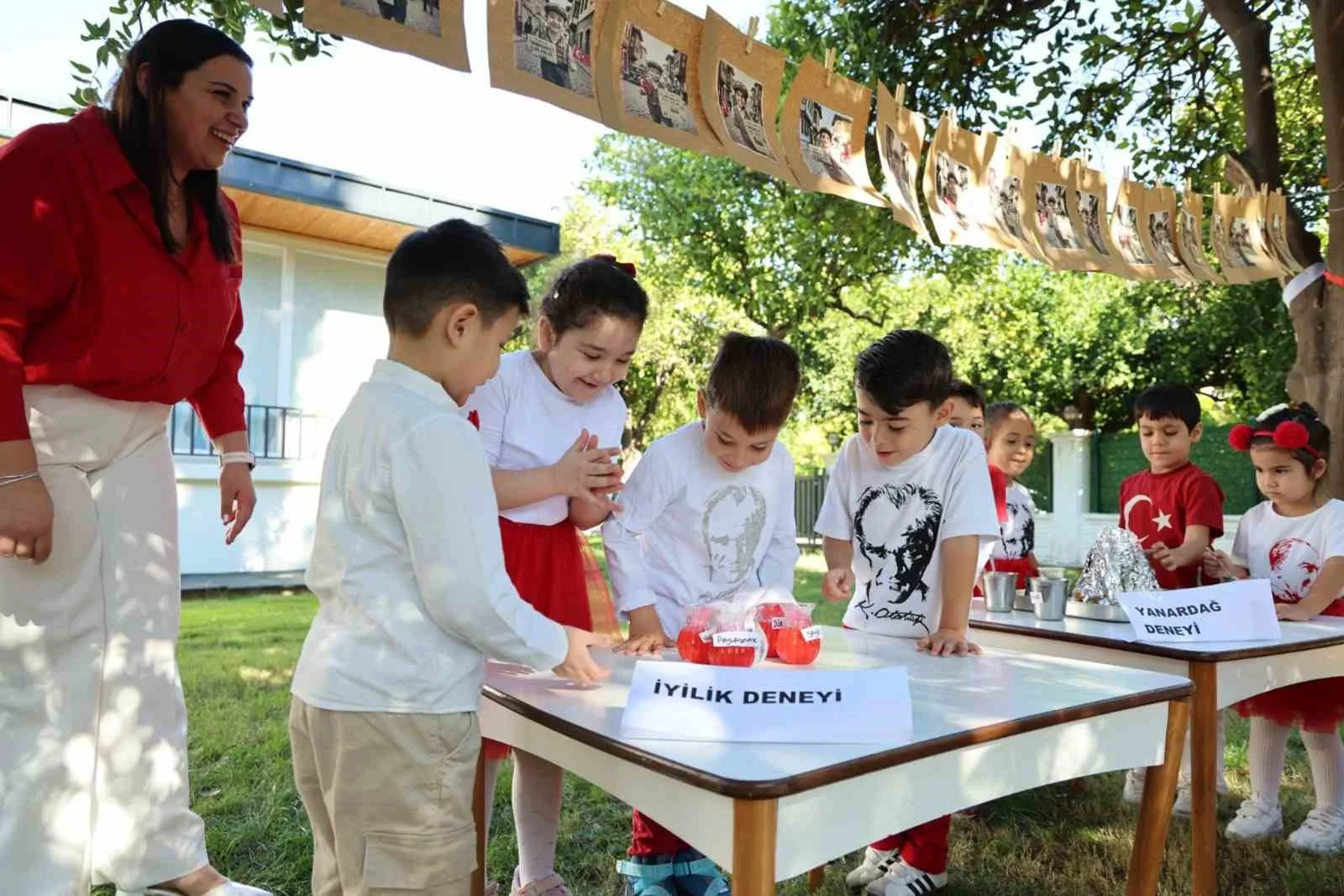 Muğla’da Cumhuriyet, çocukların hayalleriyle renklendi
