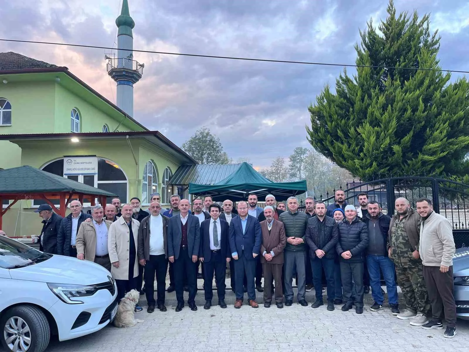 Dikmeli köyünde sabah namazı buluşması