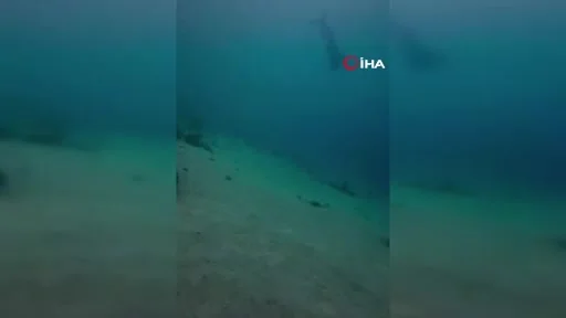 Akyaka’da Cumhuriyet Bayramı’nı su altında kutladılar