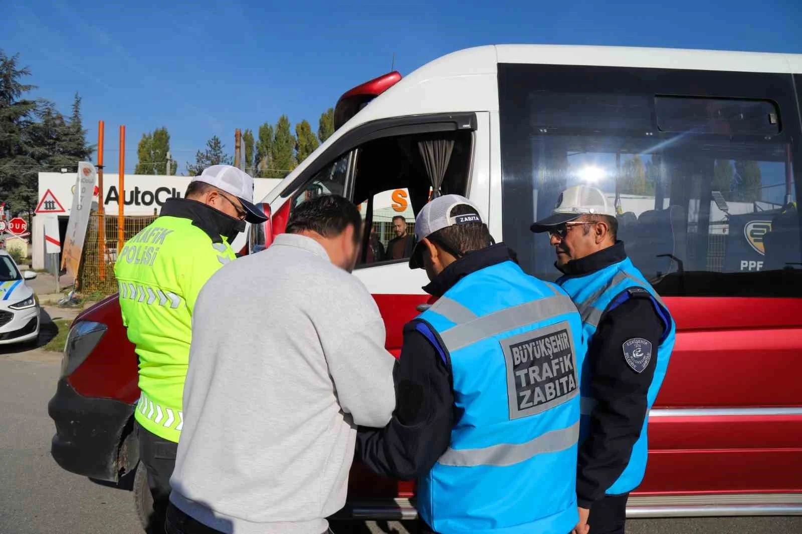 Eskişehir’de minibüslere ortak denetim