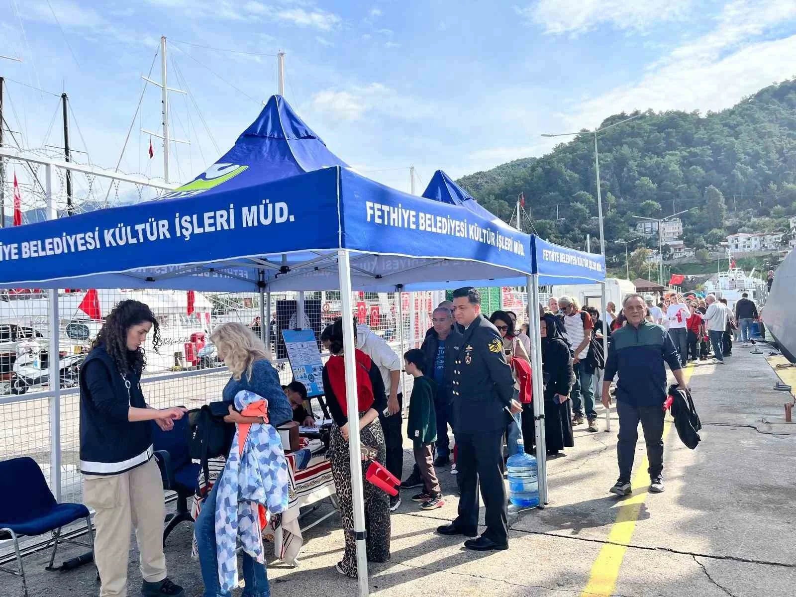 TCG Kaş Gemisi 29 Ekim’de Fethiye Limanı’nda Ziyarete Açıldı