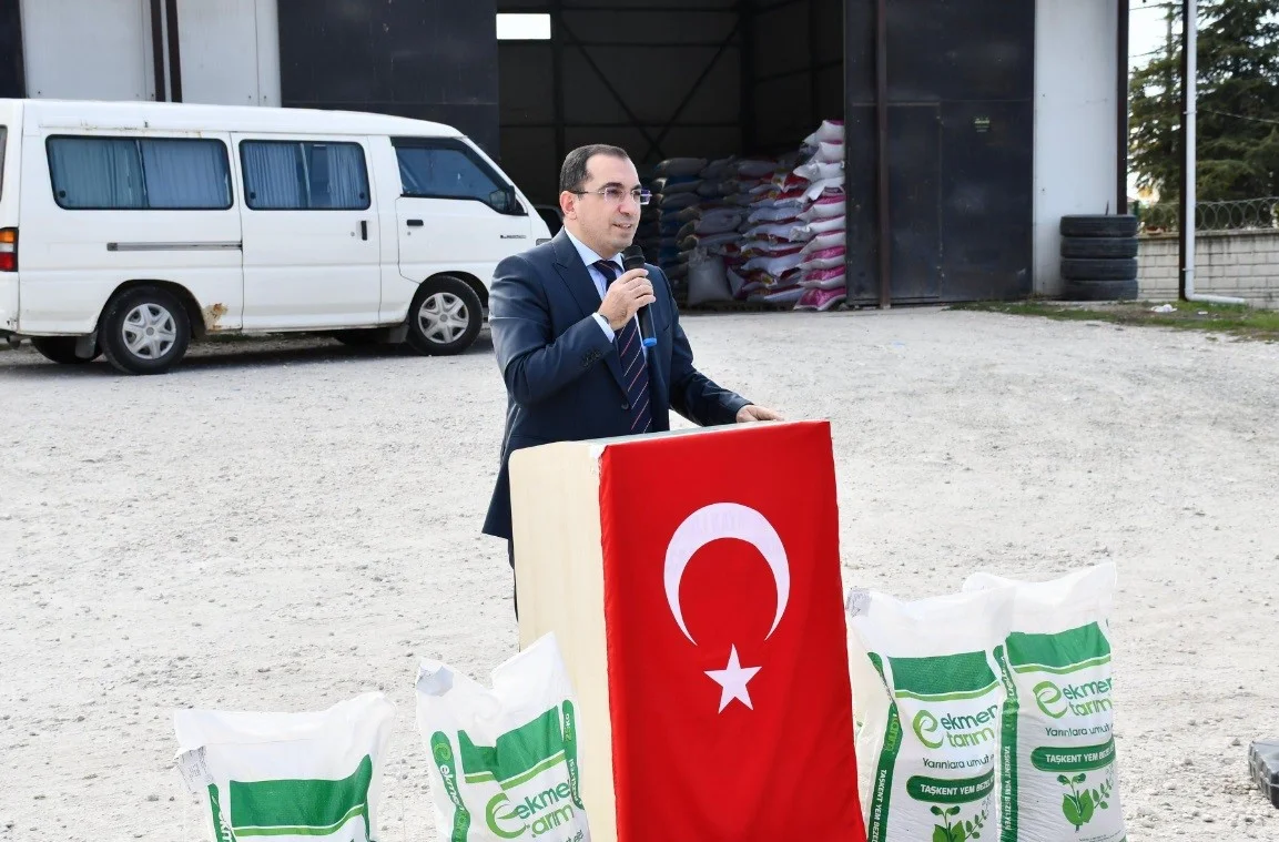 8 Bin 350 kilogram yem bezelyesi tohumu hibe edildi