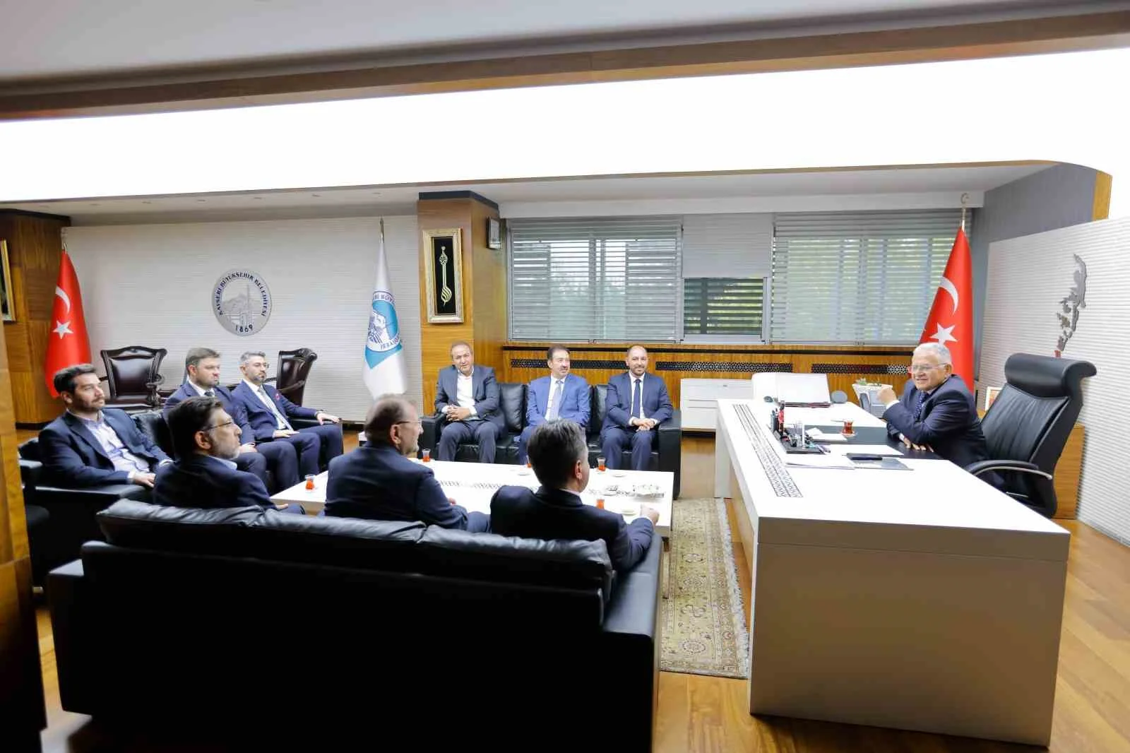 Başkan Büyükkılıç, Yeşilay heyetini kabul etti