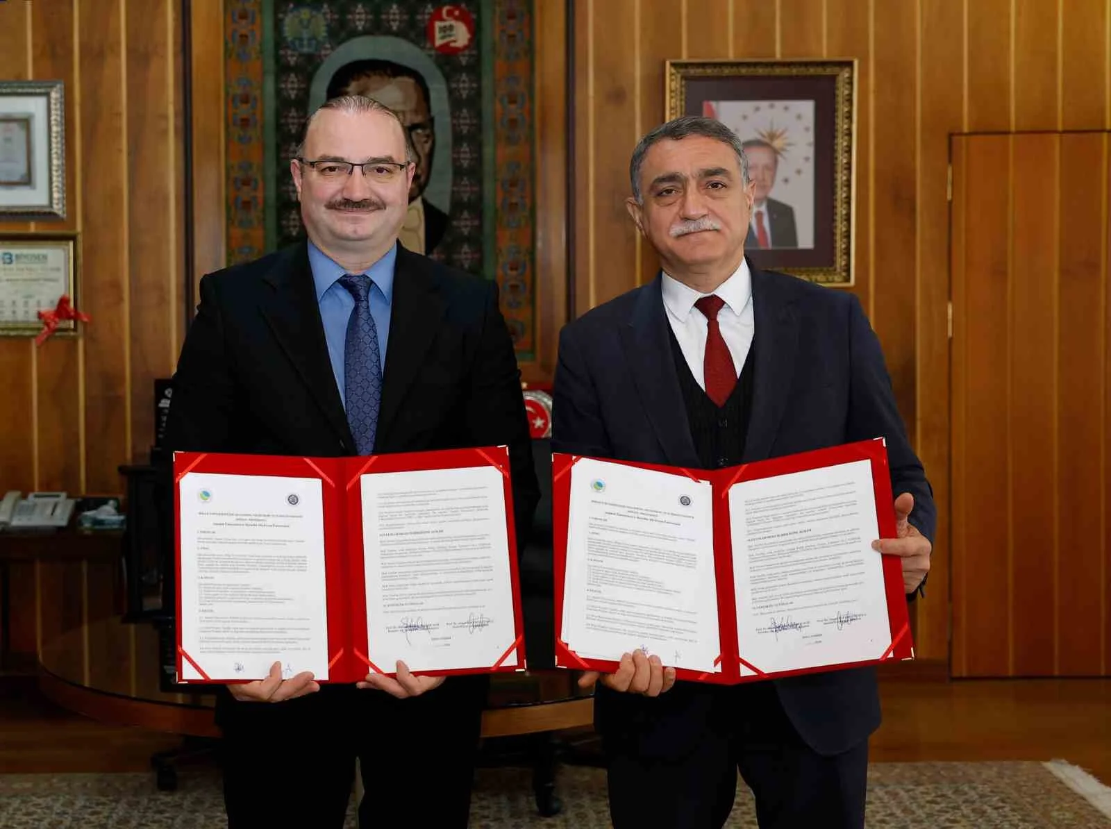 Atatürk Üniversitesi ile Kırşehir Ahi Evran Üniversitesi Arasında BÖGEP iş birliği protokolü imzalandı