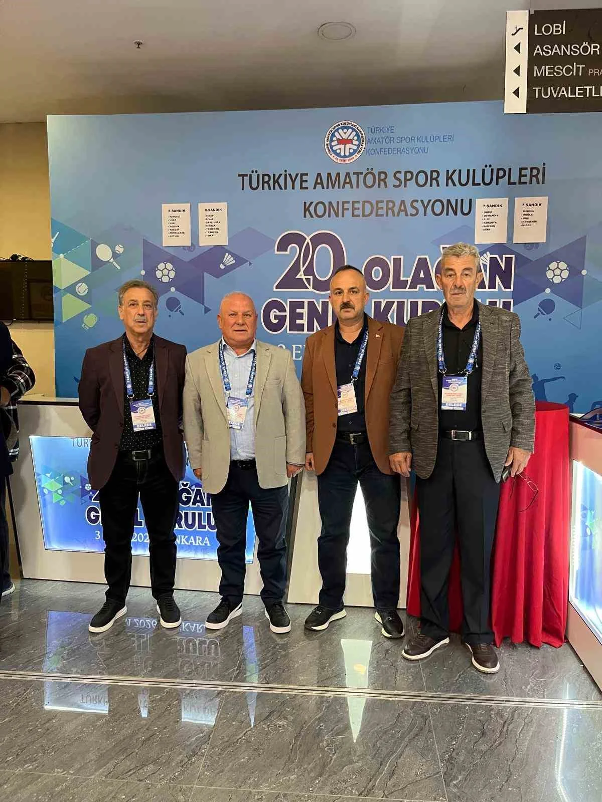 Bilecik ASKF Başkanı Nusret Tosun, TASKK disiplin kurulu asil üyeliğine seçildi