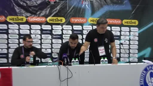 Aleksandar Gitsov: "Üzgün olan taraf biziz, bu maçı kazanabilirdik"
