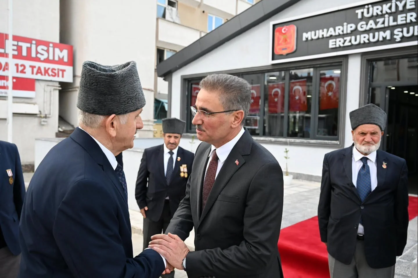 Erzurum Valisi Aydın Baruş’tan Muharip Gaziler Derneğine ziyaret
