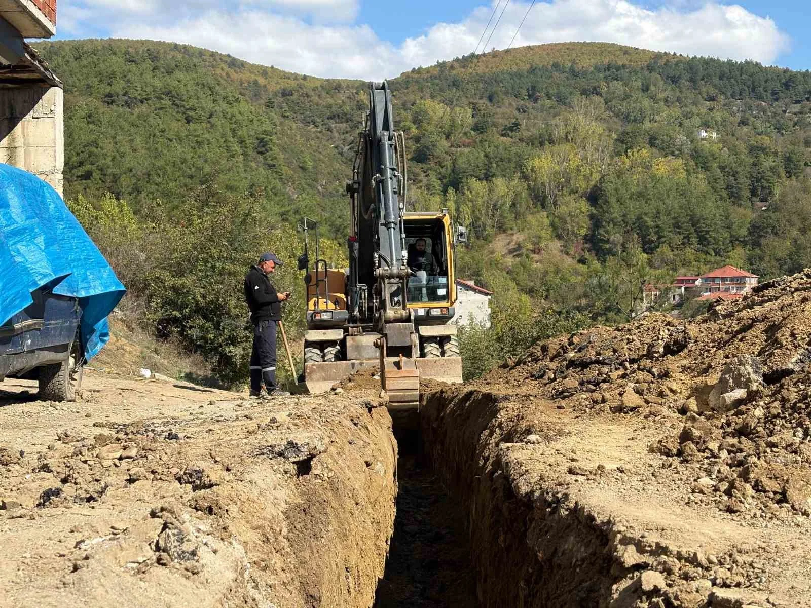 Yenice’de Karşıyaka Mahallesi’nde altyapı çalışmaları başladı