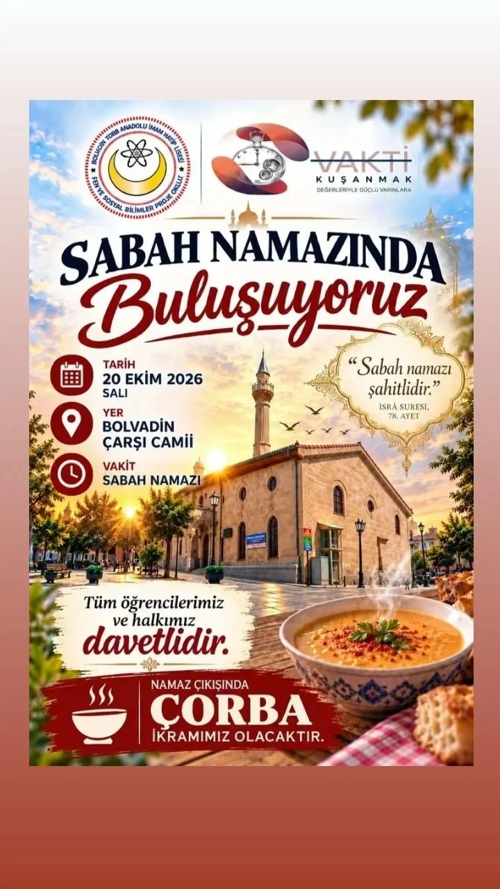 Bolvadin’de Vakti Kuşanmak Projesi devam ediyor