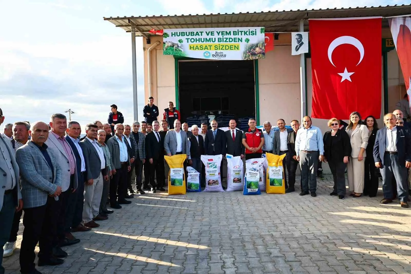 Tarlalar için tohum, ormanlar için tanker desteği
